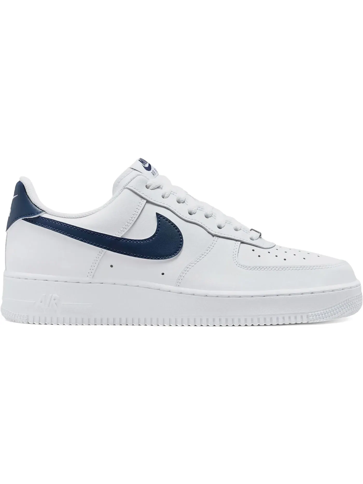 Мужские кроссовки Lifestyle Nike Air Force 1 Low '07 — изображение 1 из 1, белый/темно-синий