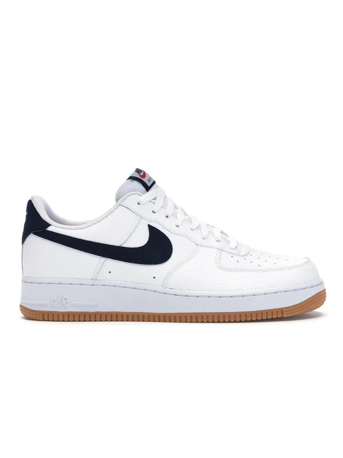 Мужские кроссовки Lifestyle Nike Air Force 1 Low '07 — изображение 1 из 4, белый//красный