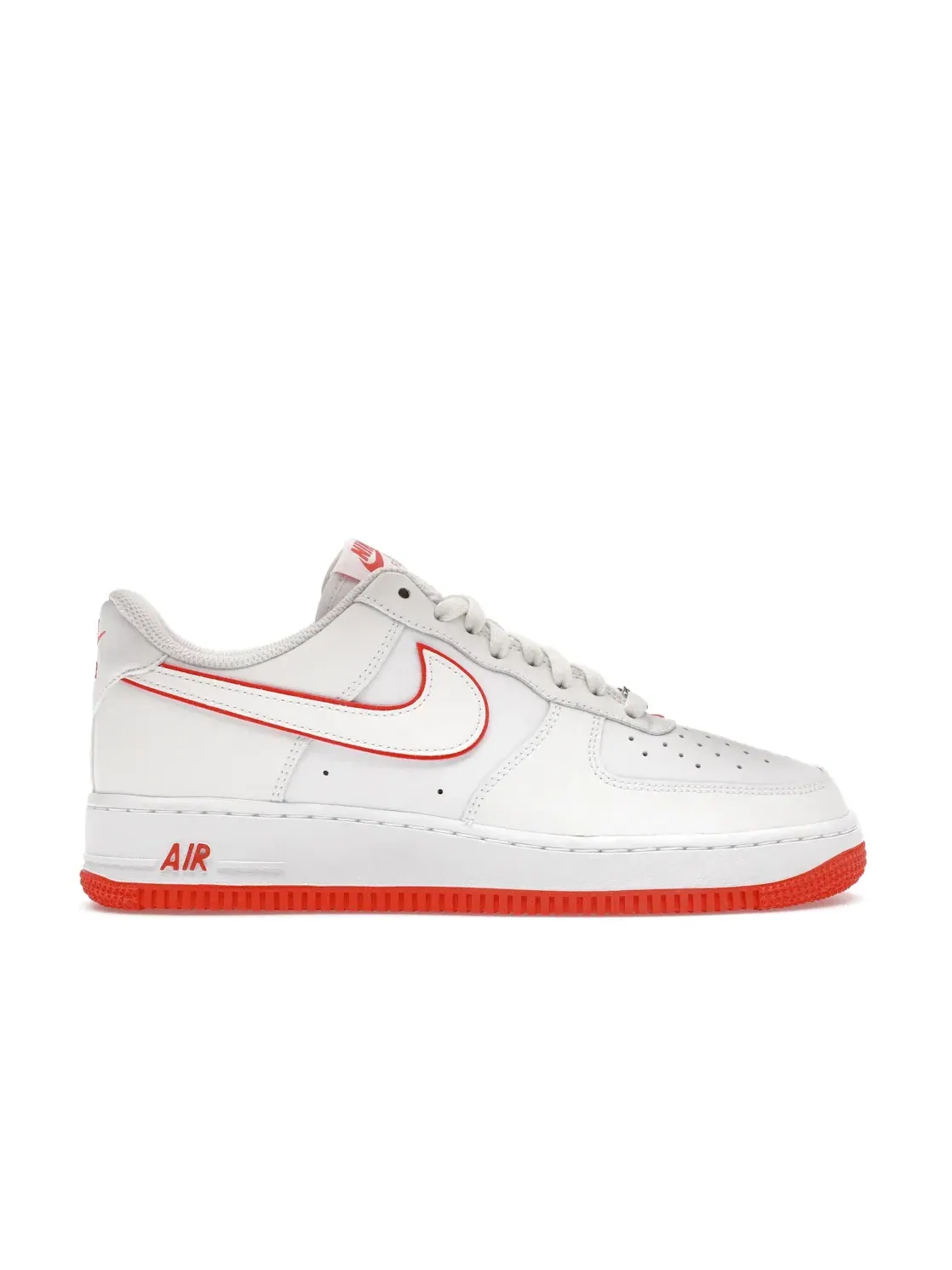 Мужские кроссовки с кожаным верхом Nike Air Force 1 Low '07 — изображение 1 из 4, белый/красный/белый