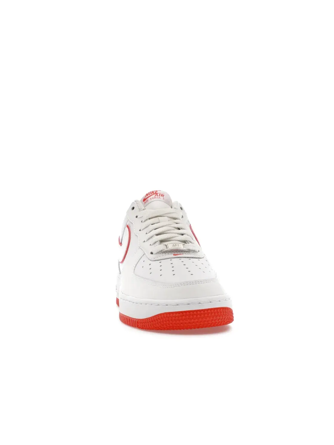 Мужские кроссовки с кожаным верхом Nike Air Force 1 Low '07 — изображение 2 из 4, белый/красный/белый