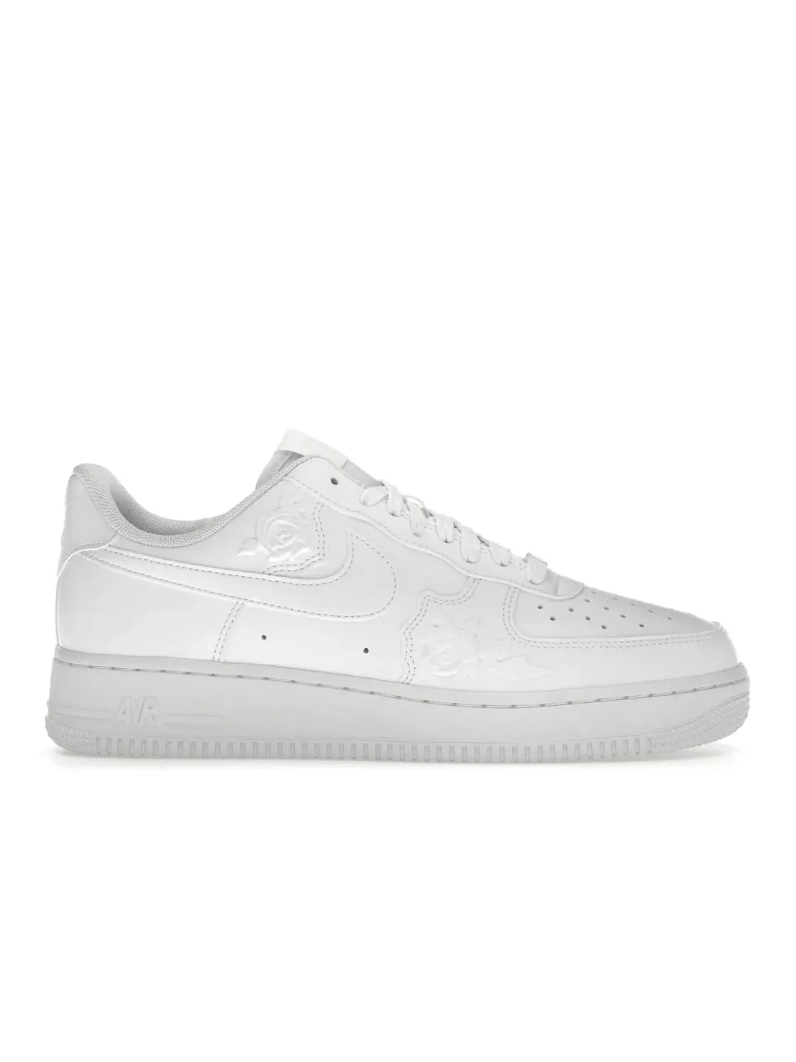 Женские кроссовки с принтом роз Nike Air Force 1 Low '07 Nike — изображение 1 из 4, белый/черный