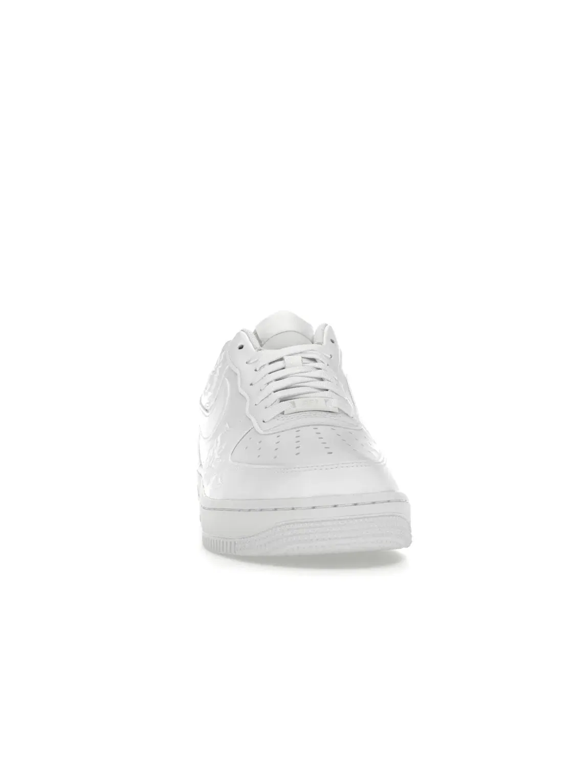 Женские кроссовки с принтом роз Nike Air Force 1 Low '07 Nike — изображение 2 из 4, белый/черный
