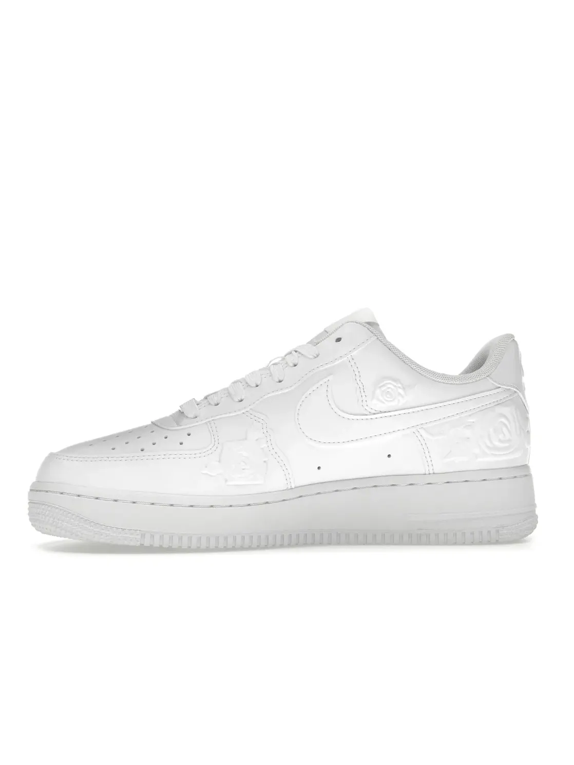 Женские кроссовки с принтом роз Nike Air Force 1 Low '07 Nike — изображение 3 из 4, белый/черный