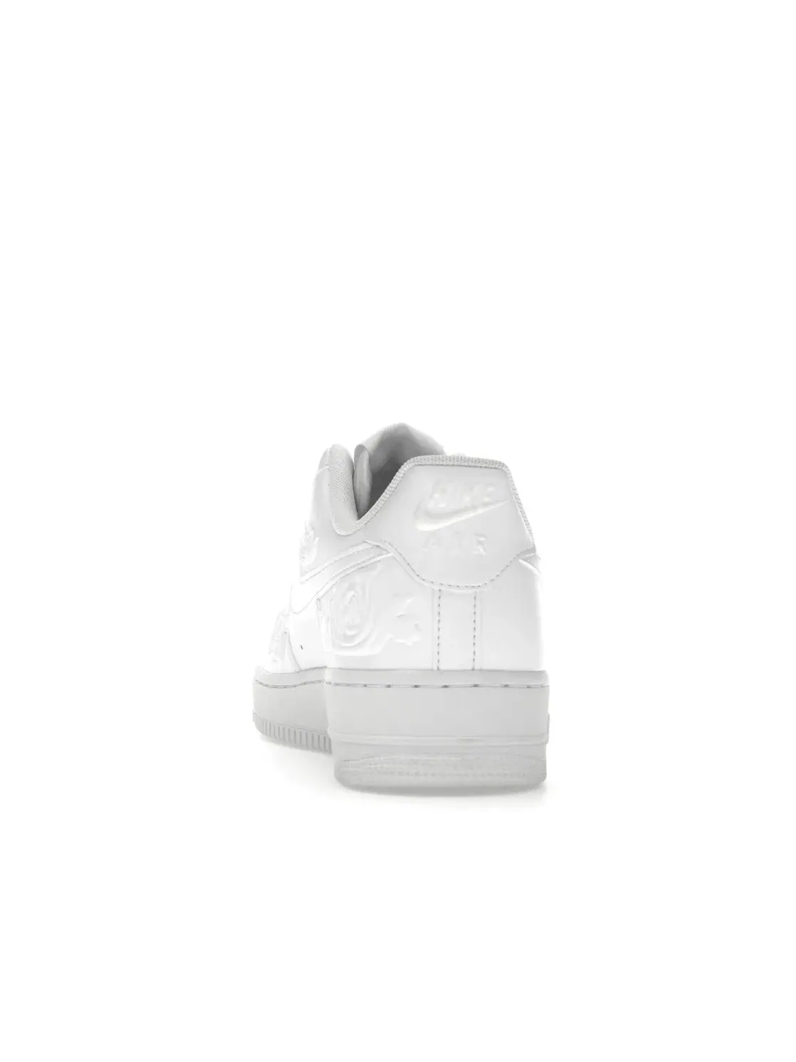 Женские кроссовки с принтом роз Nike Air Force 1 Low '07 Nike — изображение 4 из 4, белый/черный