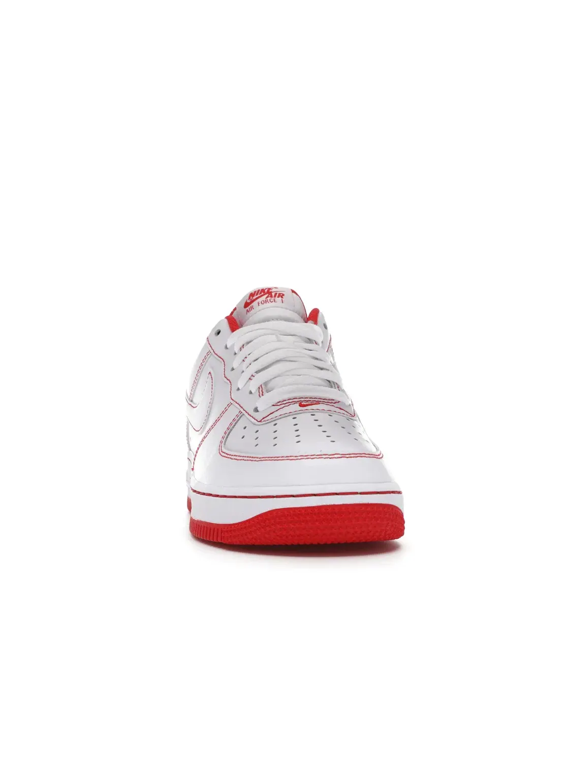 Мужские кроссовки с кожаным верхом Nike Air Force 1 Low '07 — изображение 2 из 4, белый/красный/белый