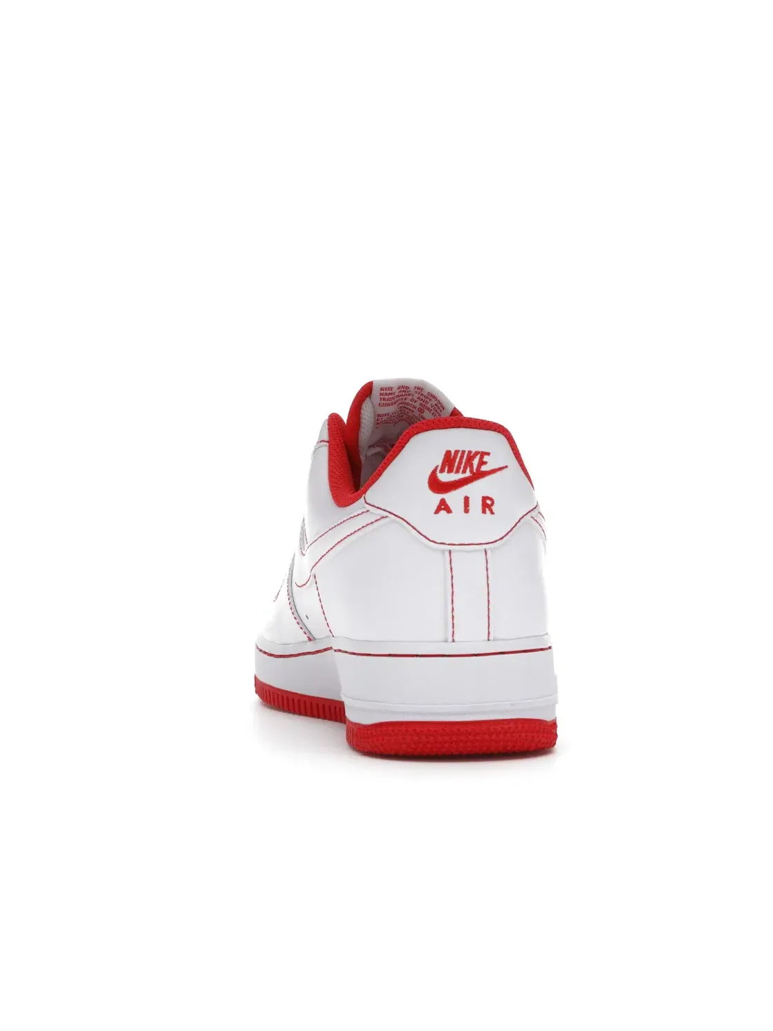 Мужские кроссовки с кожаным верхом Nike Air Force 1 Low '07 — изображение 4 из 4, белый/красный/белый