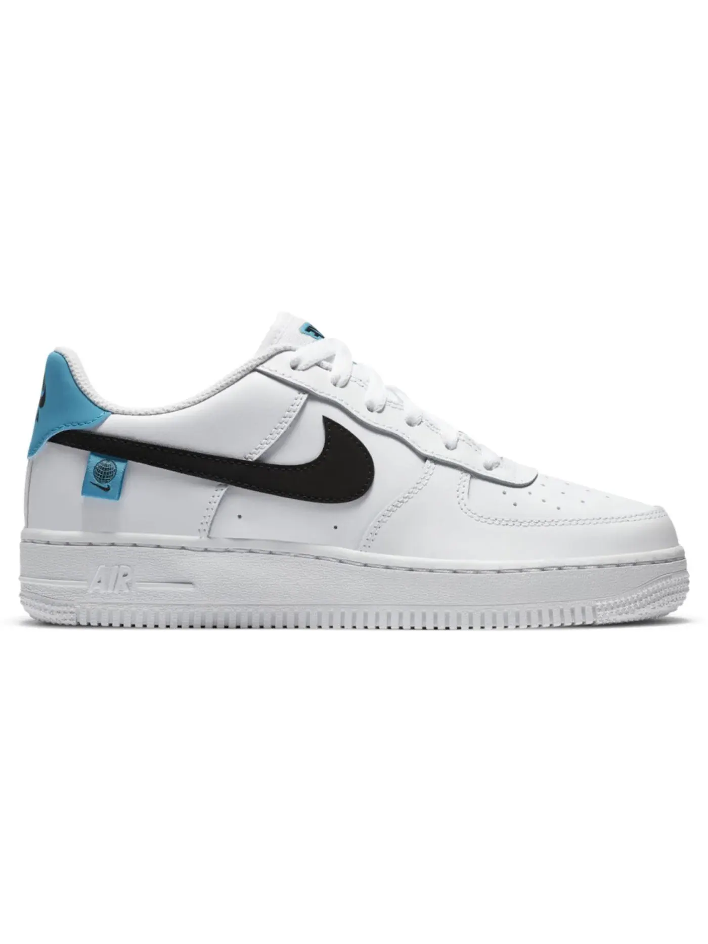 Детские кроссовки Lifestyle Nike Air Force 1 Low 07 — изображение 1 из 1, белый/синий/черный