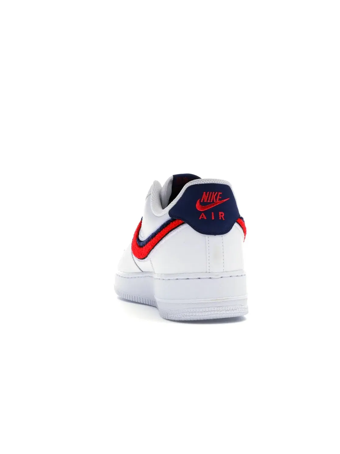 Мужские кроссовки с замшевым свушем Nike Air Force 1 Low — изображение 4 из 4, белый/красный-синий