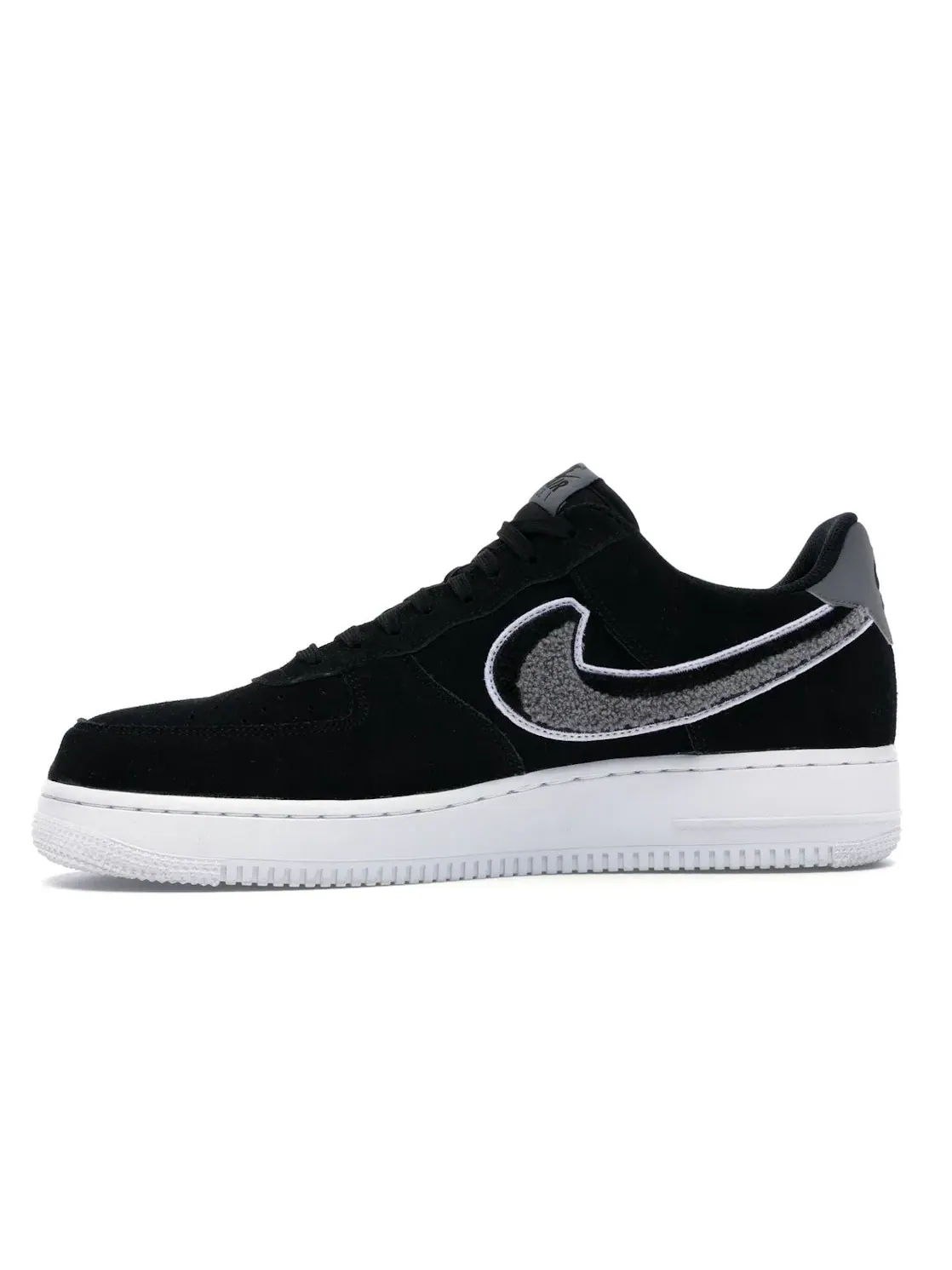 Мужские кроссовки Lifestyle Nike Air Force 1 Low — изображение 3 из 4, черный/белый-серый-белый
