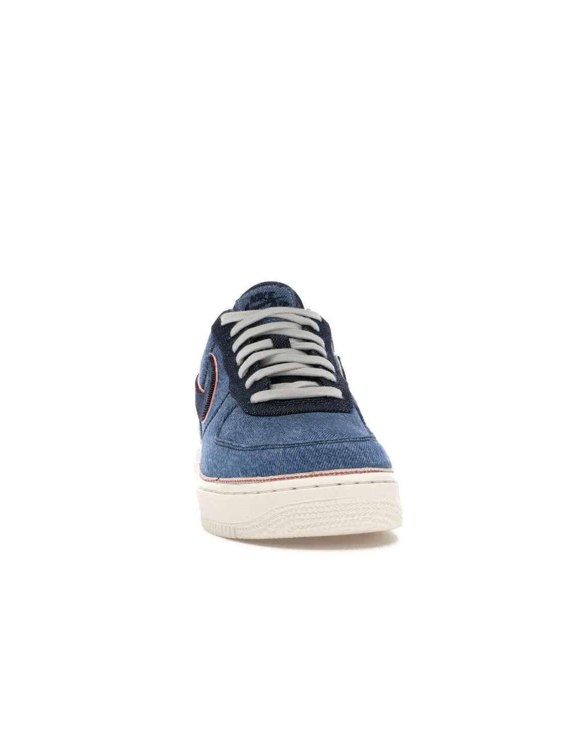 Мужские кроссовки из денима Nike Air Force 1 Low — изображение 2 из 4, синий/темный-белый