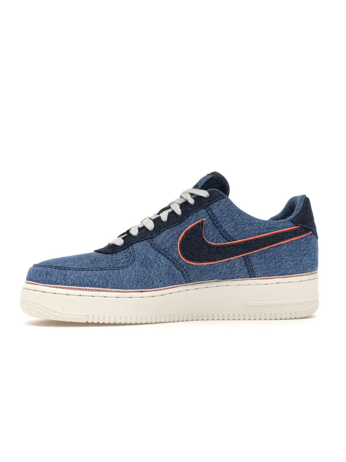 Мужские кроссовки из денима Nike Air Force 1 Low — изображение 3 из 4, синий/темный-белый