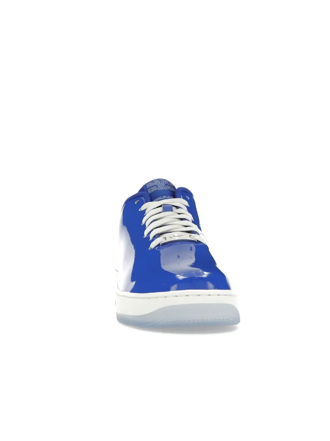 Мужские кроссовки с блестящим верхом Nike Air Force 1 Low — изображение 2 из 4, синий/белый
