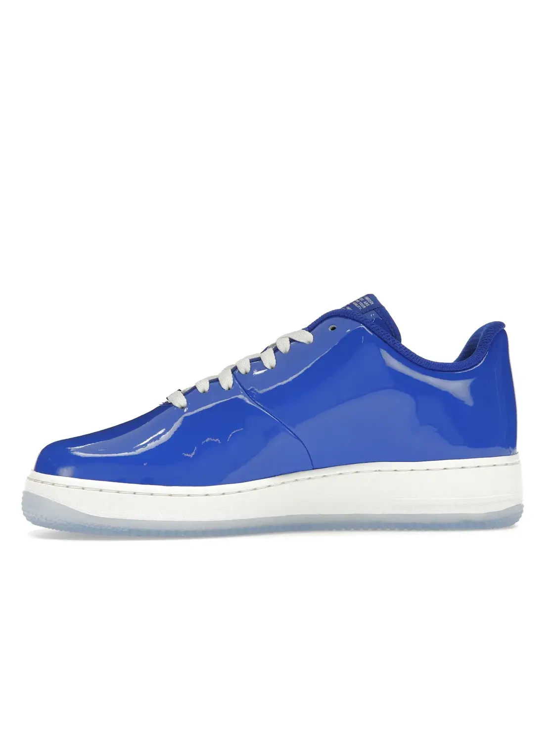 Мужские кроссовки с блестящим верхом Nike Air Force 1 Low — изображение 3 из 4, синий/белый