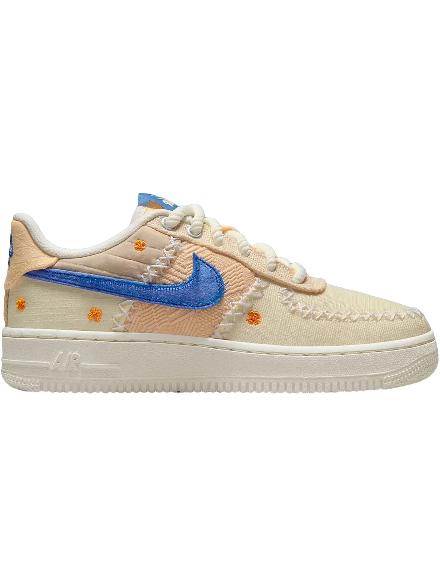 Детские кроссовки Lifestyle Nike Air Force 1 Low — изображение 1 из 1, синий-оранжевый