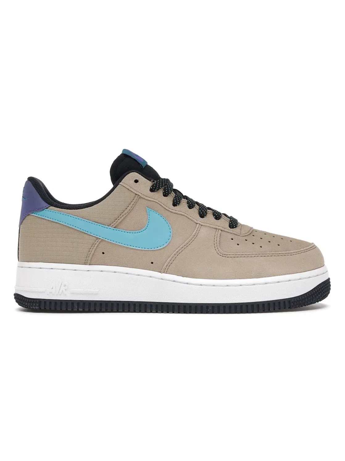 Мужские кроссовки повседневные Nike Air Force 1 Low ACG — изображение 1 из 4, хаки/фиолетовый