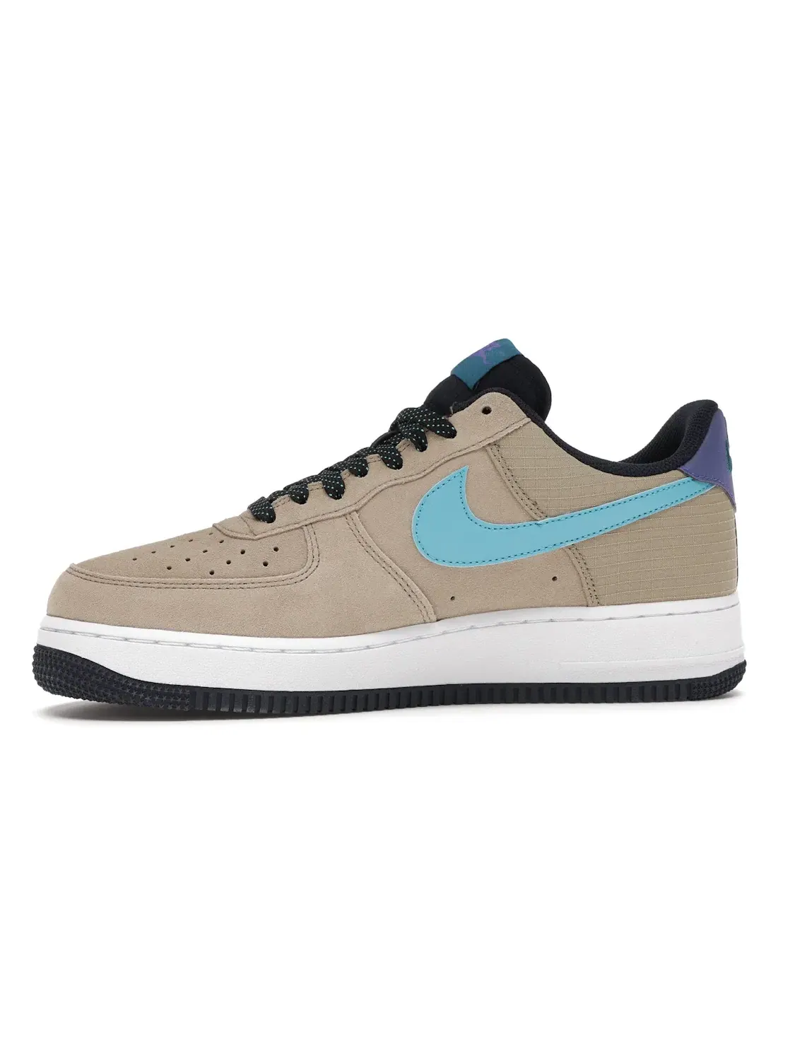 Мужские кроссовки повседневные Nike Air Force 1 Low ACG — изображение 3 из 4, хаки/фиолетовый