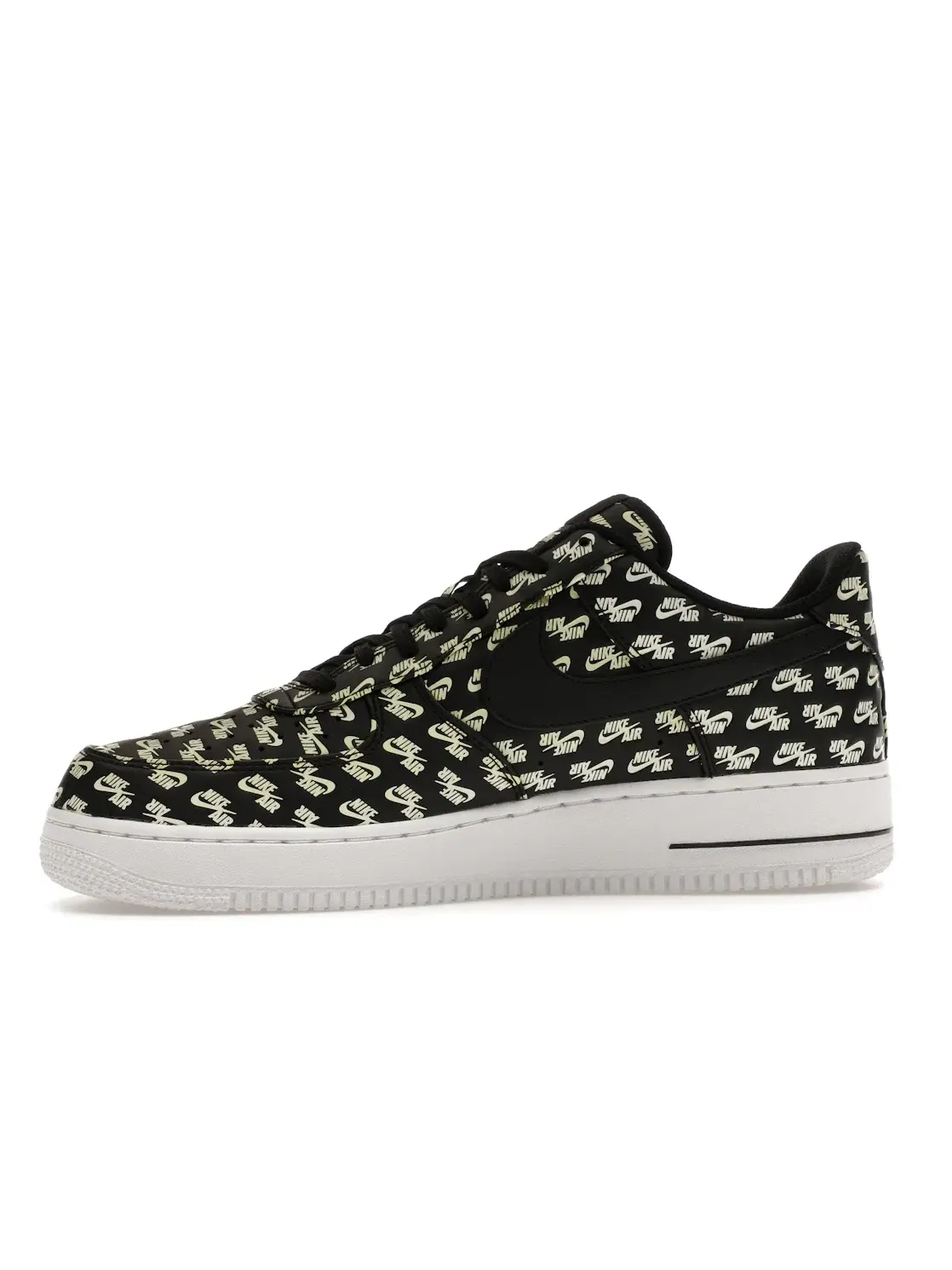 Мужские кроссовки с принтом Nike Air Force 1 Low Nike — изображение 3 из 4, черный/черный-белый