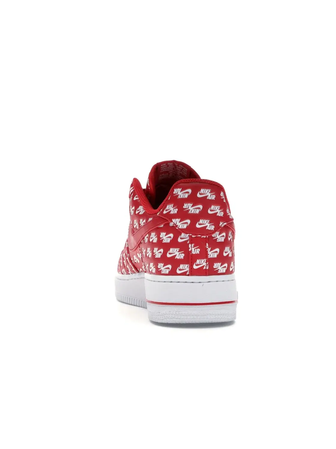 Мужские кроссовки с принтом Nike Air Force 1 Low All Over Logo — изображение 4 из 4, красный/красный-белый
