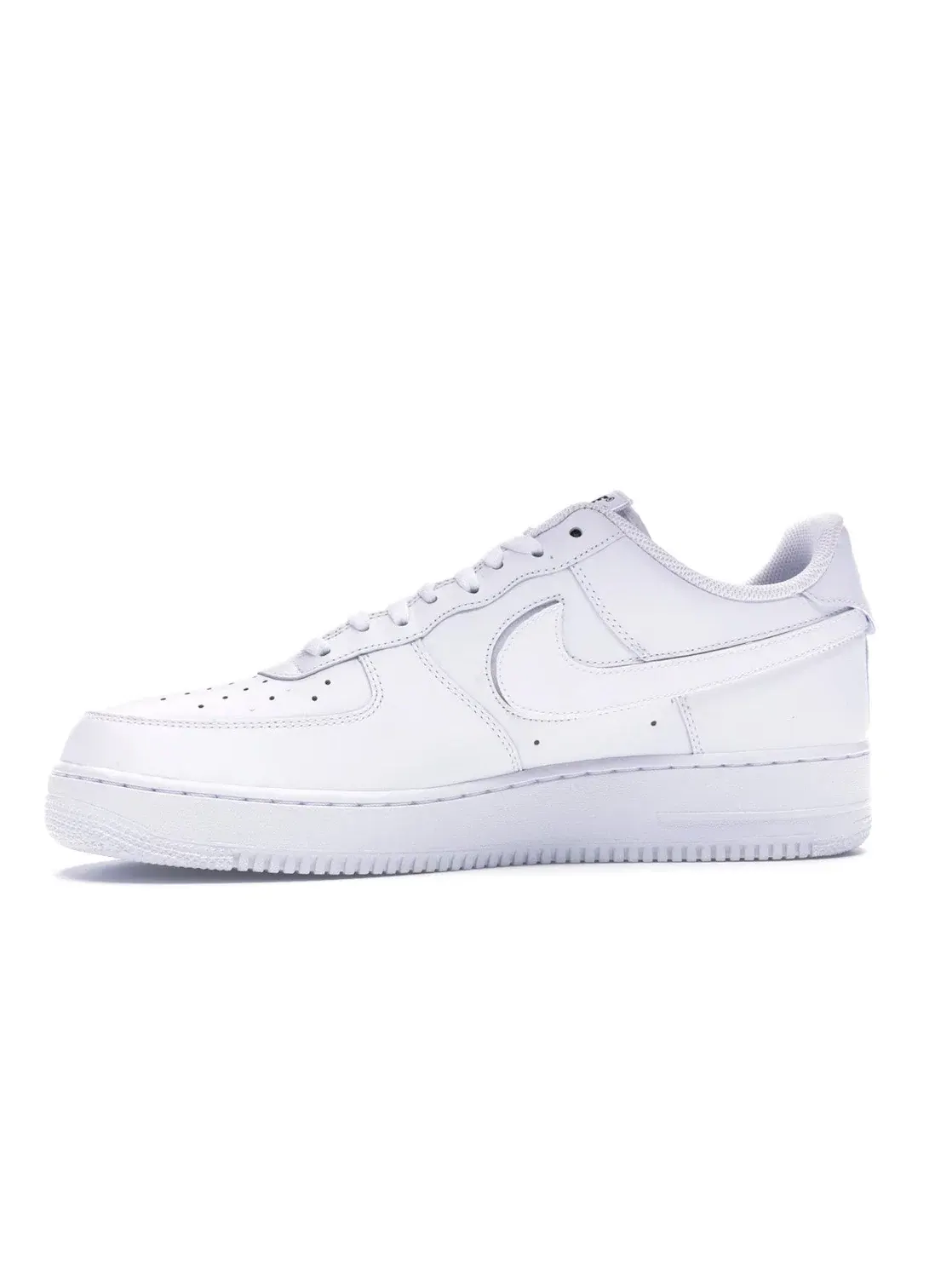 Мужские кроссовки Lifestyle с перфорированным носком Nike Air Force 1 Low — изображение 3 из 4, белый/белый-белый