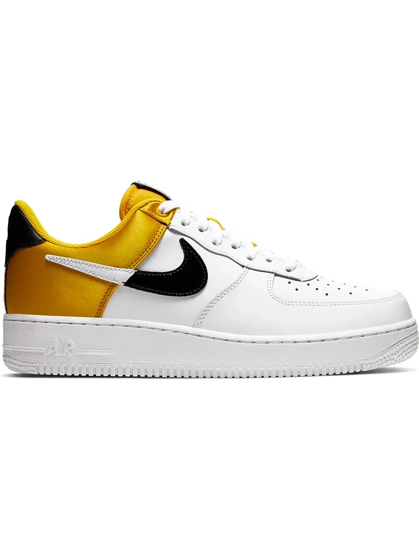 Мужские кроссовки Lifestyle с кожаным верхом Nike Air Force 1 Low — изображение 1 из 1, черный-белый-белый