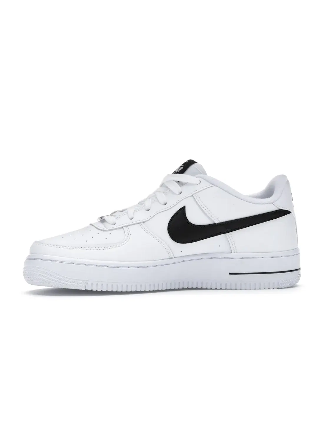 Детские кроссовки lifestyle с кожаным верхом Nike Air Force 1 Low — изображение 3 из 4, белый/черный
