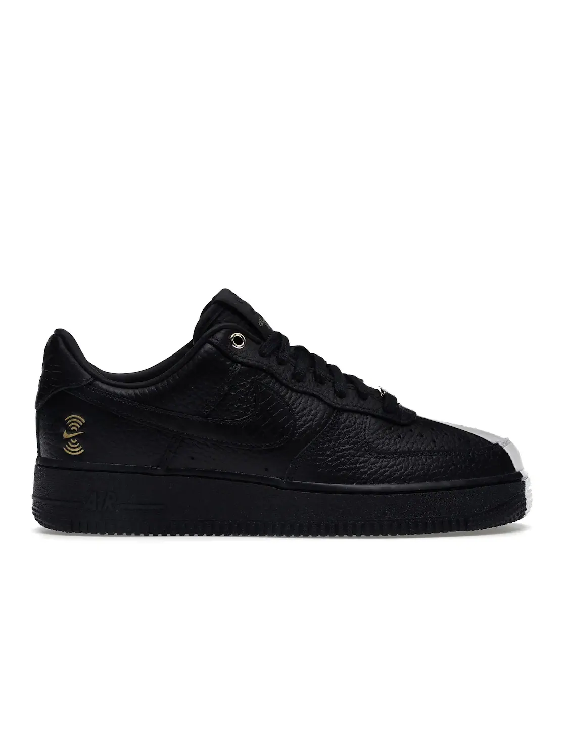 Мужские кроссовки Lifestyle с разрезанным дизайном Nike Air Force 1 Low — изображение 1 из 4, черный/белый