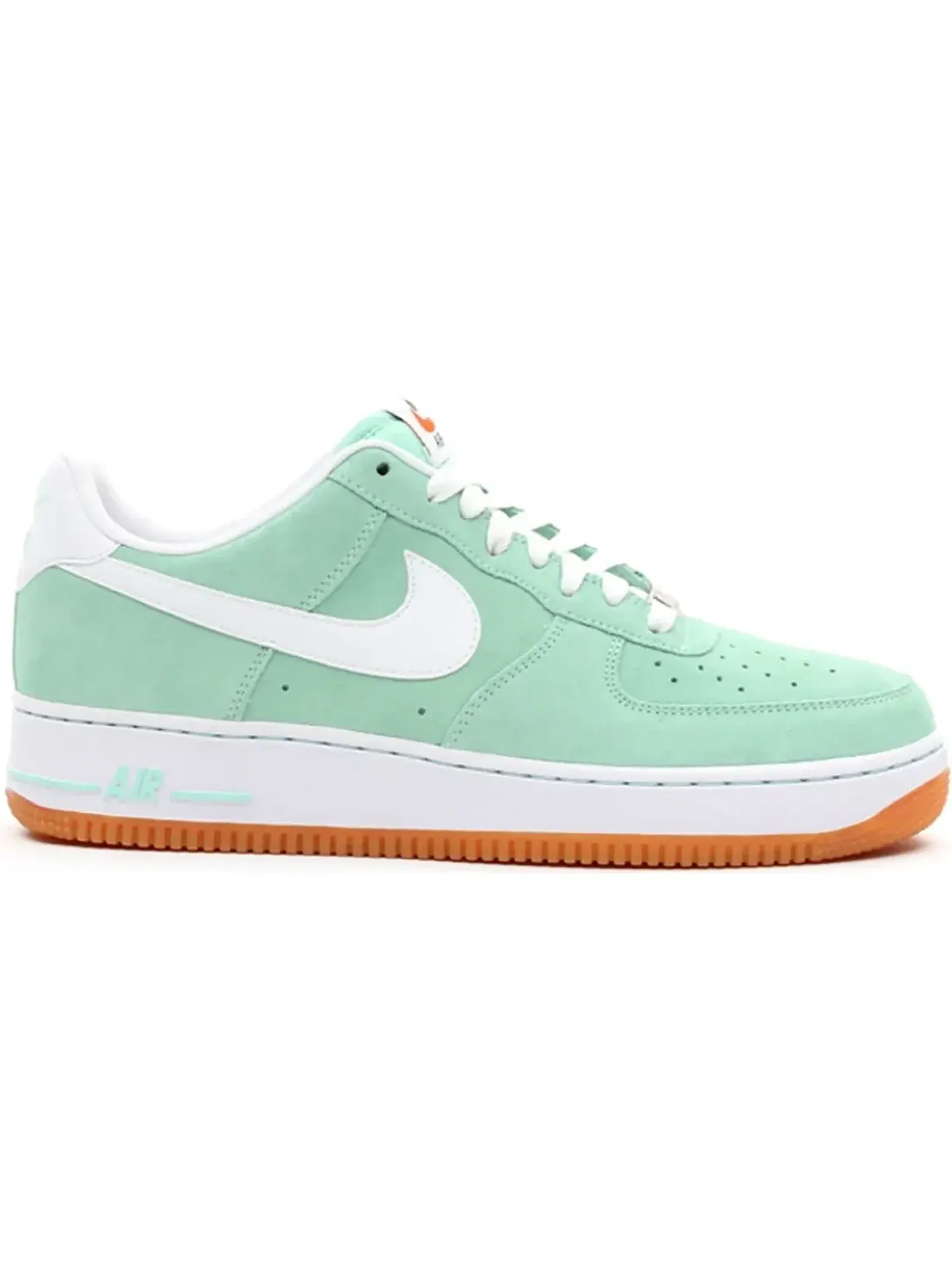 Мужские кроссовки для повседневной носки Nike Air Force 1 Low — изображение 1 из 1, зеленый/белый-коричневый