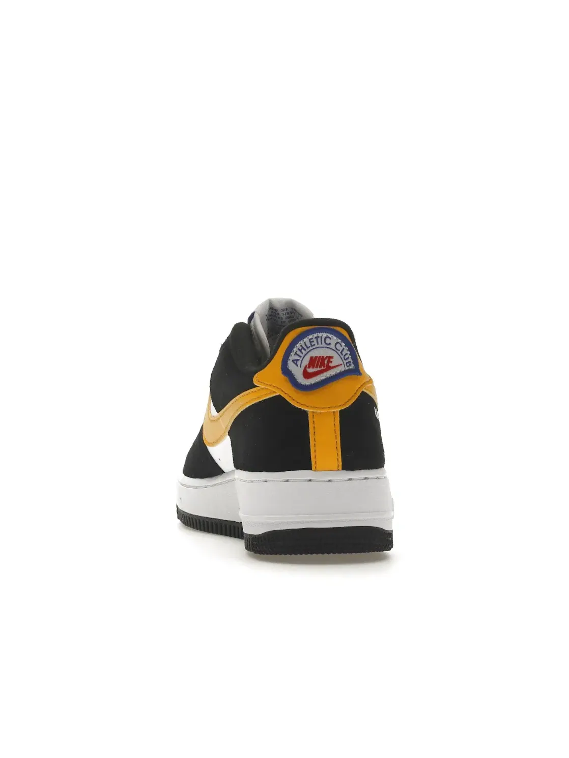 Детские кроссовки Lifestyle с низким силуэтом Nike Air Force 1 Low — изображение 4 из 4, черный/белый-золотистый