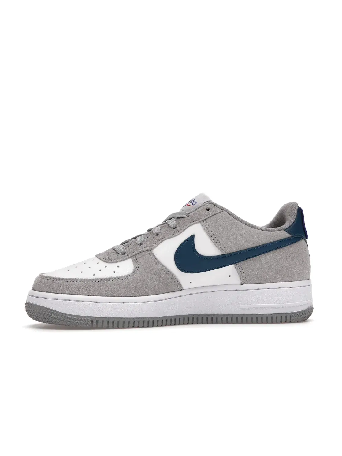 Детские кроссовки с замшевым верхом Athletic Club Nike Air Force 1 Low — изображение 3 из 4, белый/серый/синий