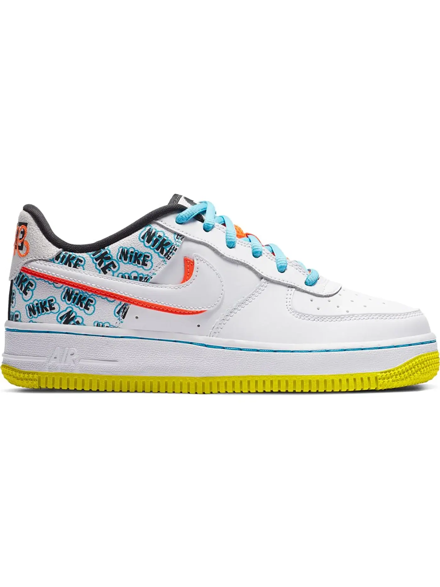 Детские кроссовки Lifestyle Nike Air Force 1 Low — изображение 1 из 1, белый/-яркий-белый