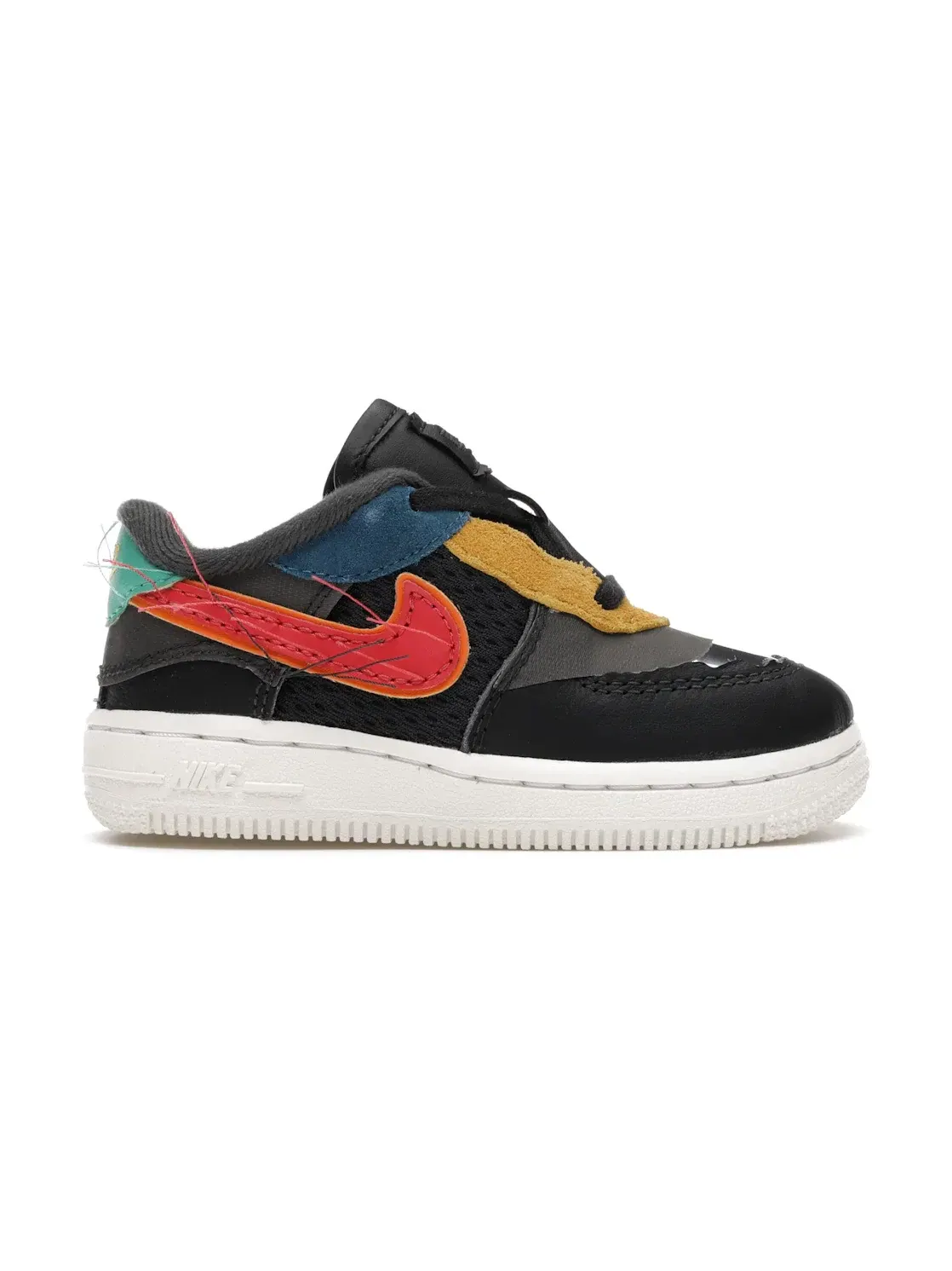Детские кроссовки Lifestyle Nike Air Force 1 Low — изображение 1 из 4, темный серый/--красный