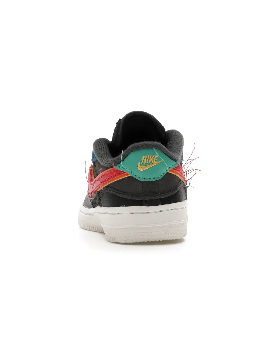 Детские кроссовки Lifestyle Nike Air Force 1 Low — изображение 4 из 4, темный серый/--красный