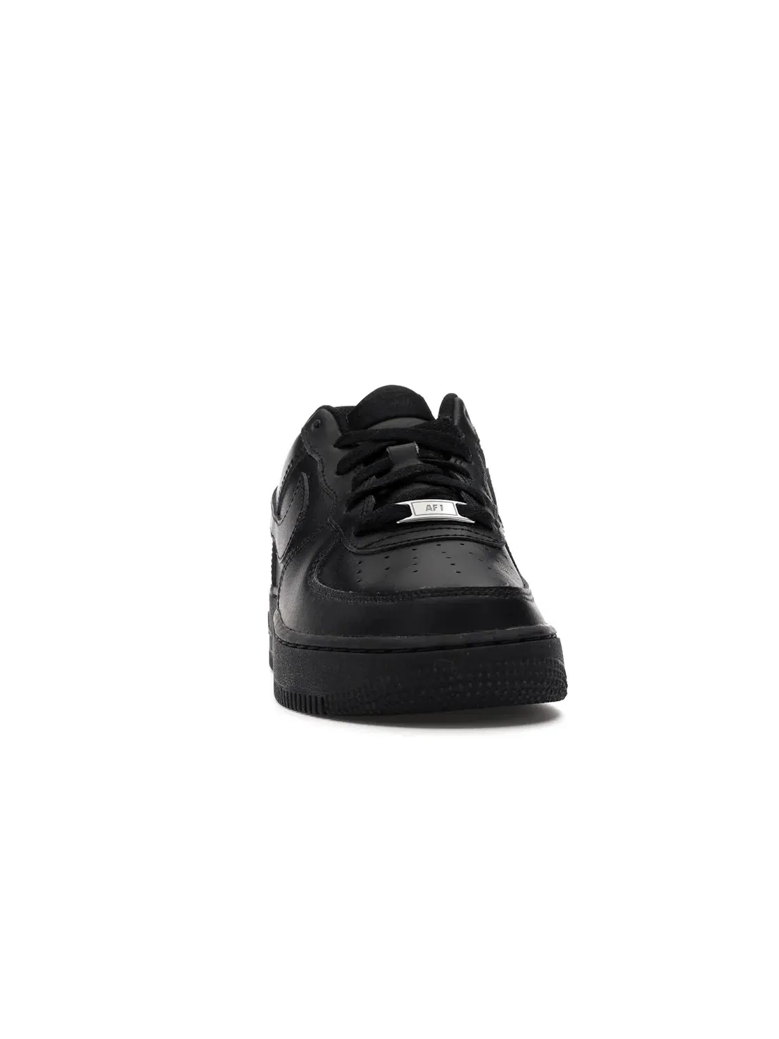 Детские кроссовки для мальчиков и девочек с низким профилем Nike Air Force 1 Low — изображение 2 из 4, черный/черный