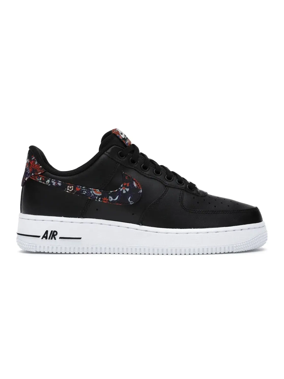 Мужские кроссовки с цветочным принтом Nike Air Force 1 Low — изображение 1 из 4, черный/белый--мульти