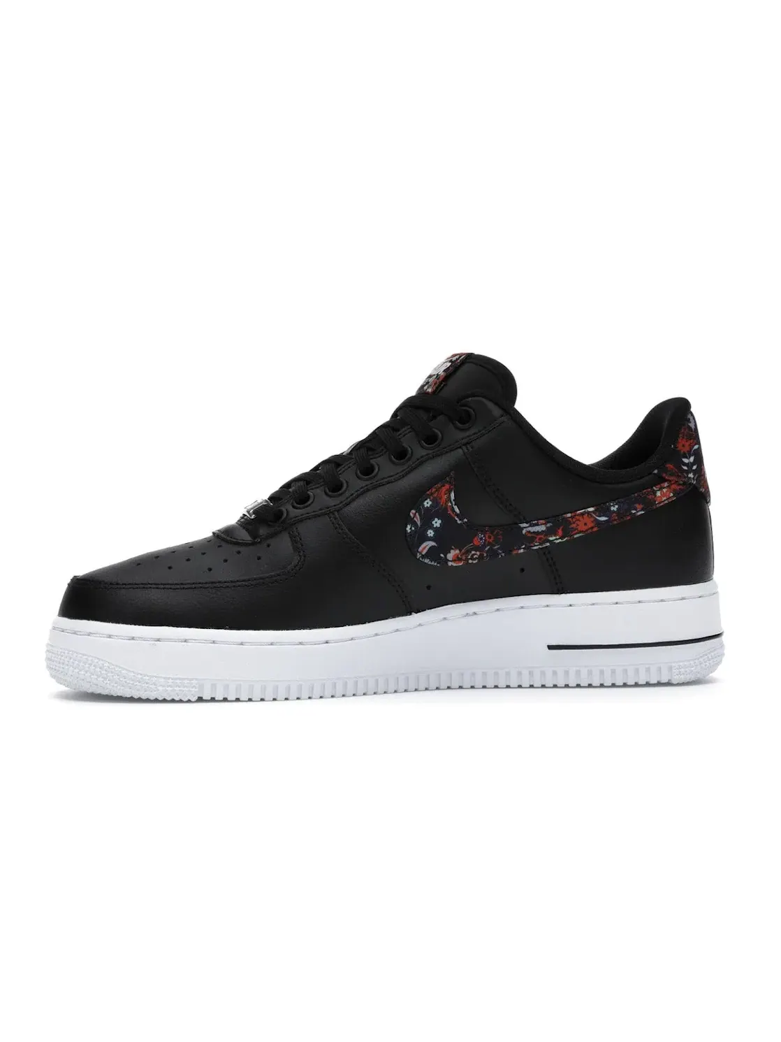 Мужские кроссовки с цветочным принтом Nike Air Force 1 Low — изображение 3 из 4, черный/белый--мульти