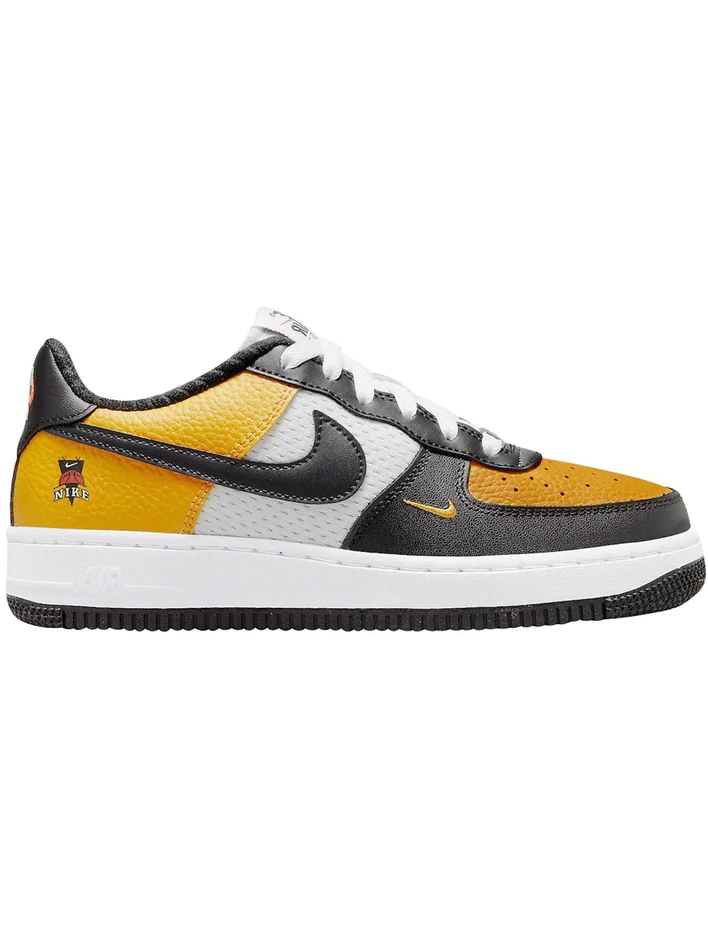 Детские кроссовки Lifestyle Nike Air Force 1 Low — изображение 1 из 1, белый/золотистый-черный