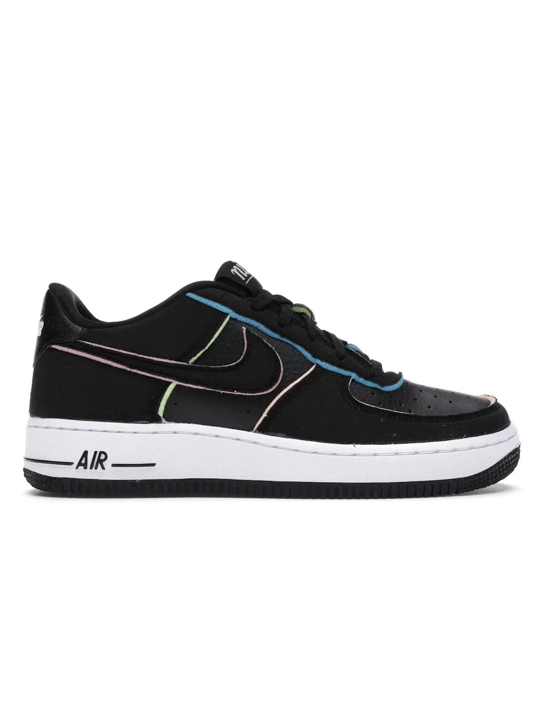 Детские кроссовки Lifestyle Nike Air Force 1 Low — изображение 1 из 4, черный/розовый--черный