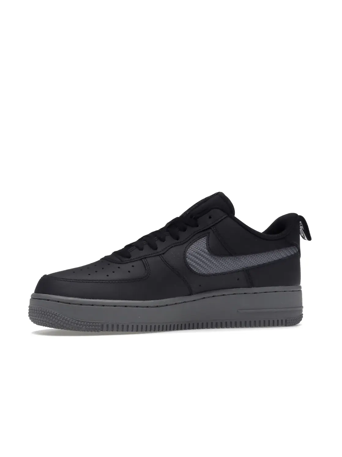 Мужские кроссовки Lifestyle с углеродным волокном Nike Air Force 1 Low — изображение 3 из 4, черный/черный//серый