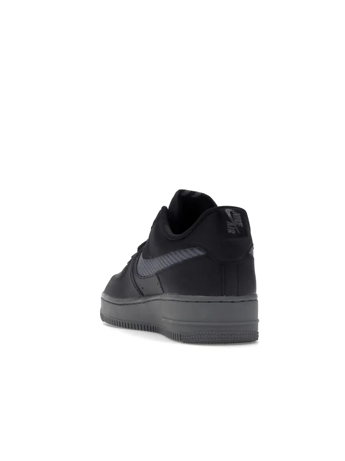 Мужские кроссовки Lifestyle с углеродным волокном Nike Air Force 1 Low — изображение 4 из 4, черный/черный//серый
