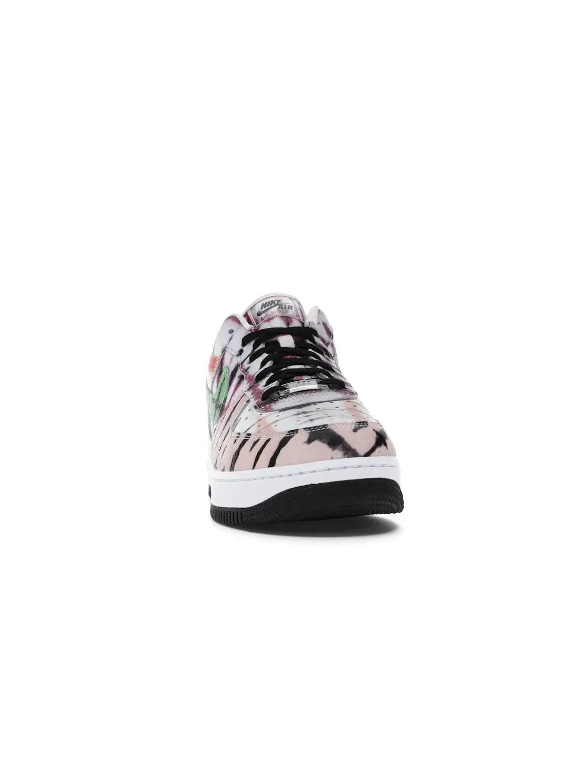 Женские кроссовки Lifestyle с принтом тай-дай Nike Air Force 1 Low — изображение 2 из 4, белый/зеленый--черный