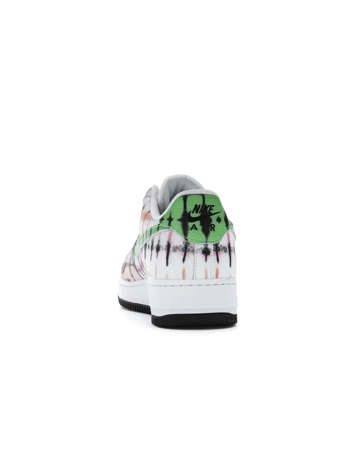 Женские кроссовки Lifestyle с принтом тай-дай Nike Air Force 1 Low — изображение 4 из 4, белый/зеленый--черный