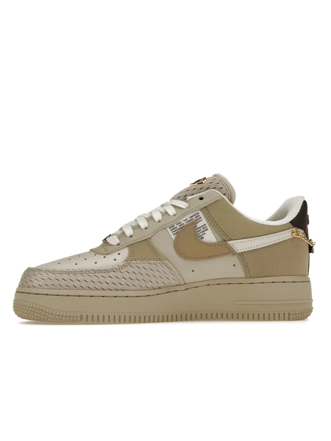 Женские кроссовки Lifestyle с блестящими деталями Nike Air Force 1 Low — изображение 3 из 4