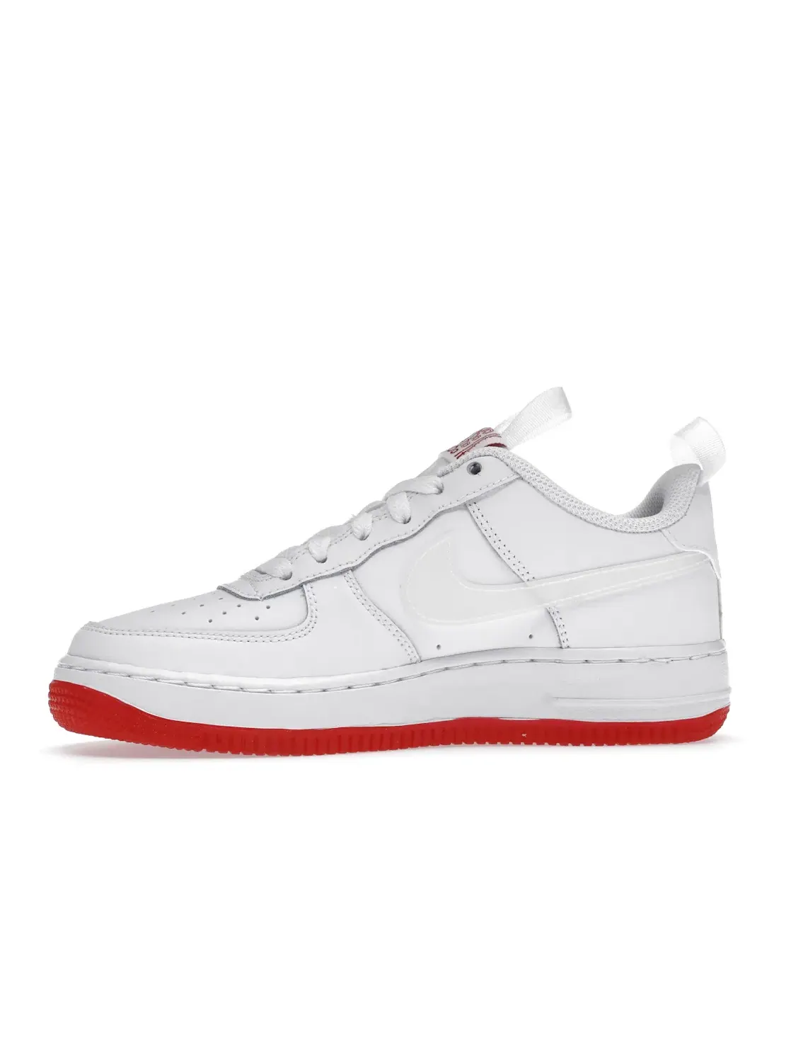 Детские кроссовки Lifestyle Nike Air Force 1 Low — изображение 3 из 4, белый/белый/красный