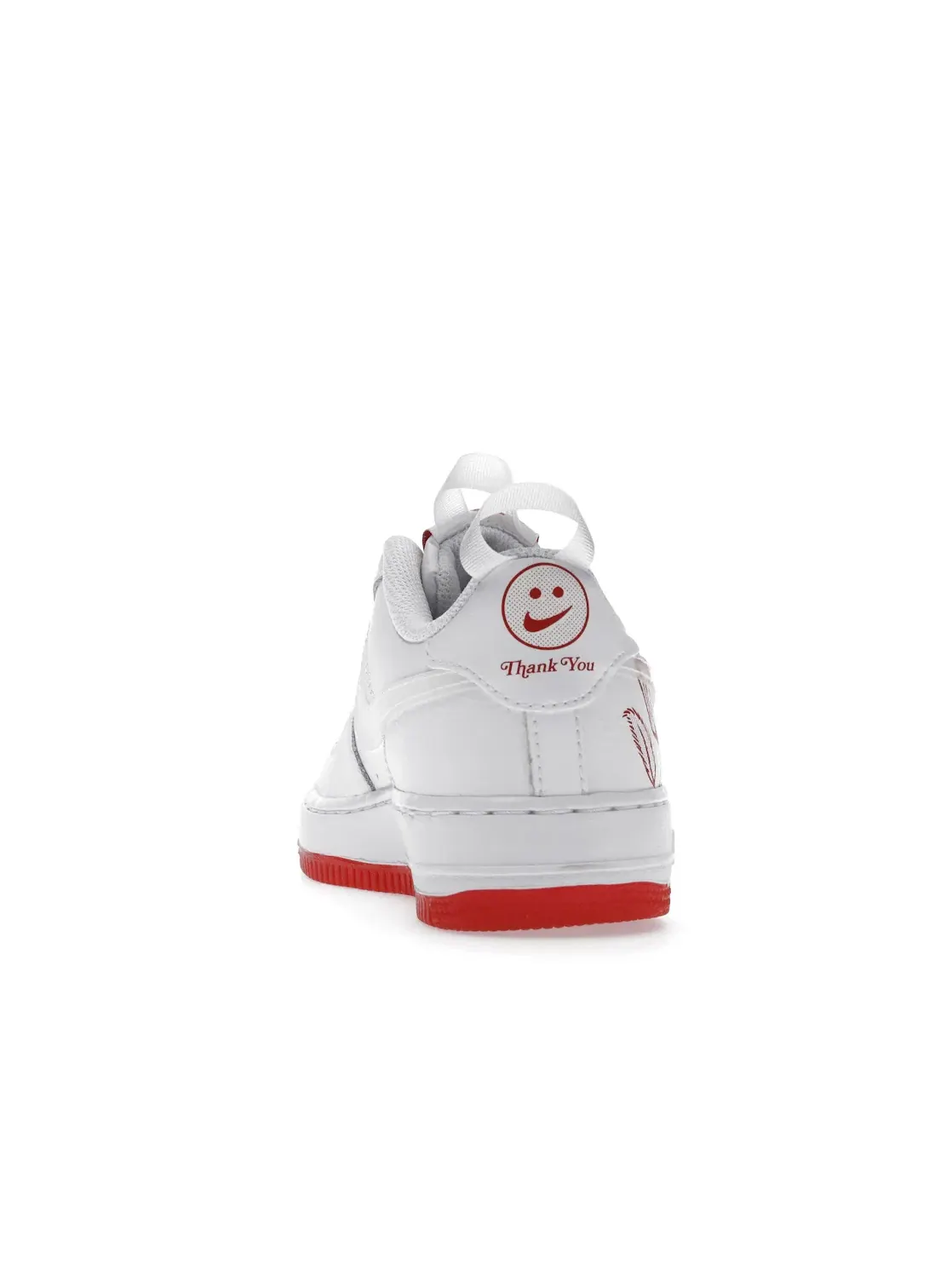 Детские кроссовки Lifestyle Nike Air Force 1 Low — изображение 4 из 4, белый/белый/красный