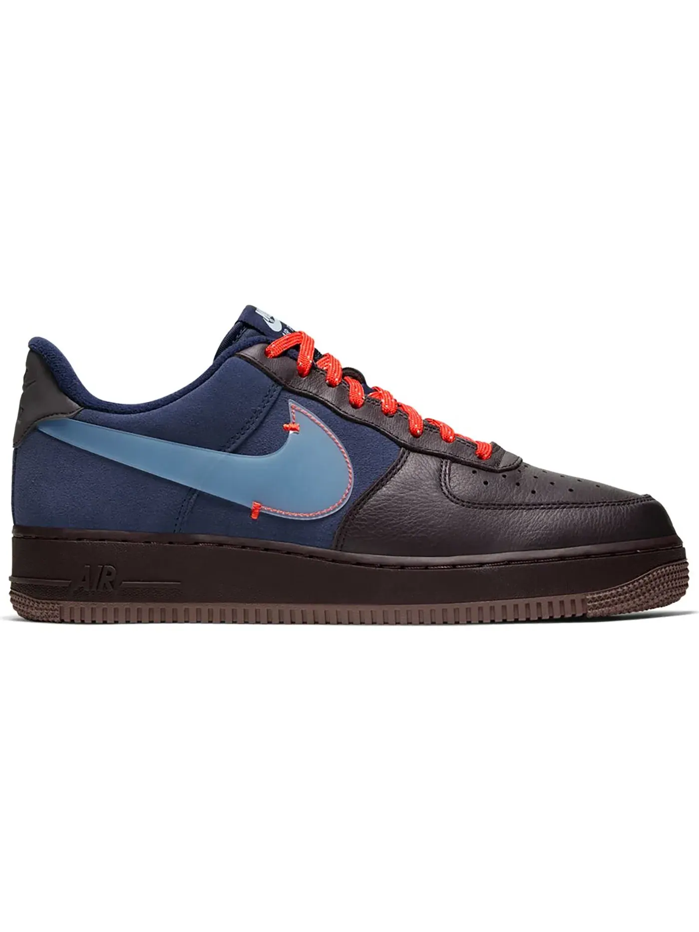 Мужские кроссовки Lifestyle Nike Air Force 1 Low — изображение 1 из 1, бордовый/синий