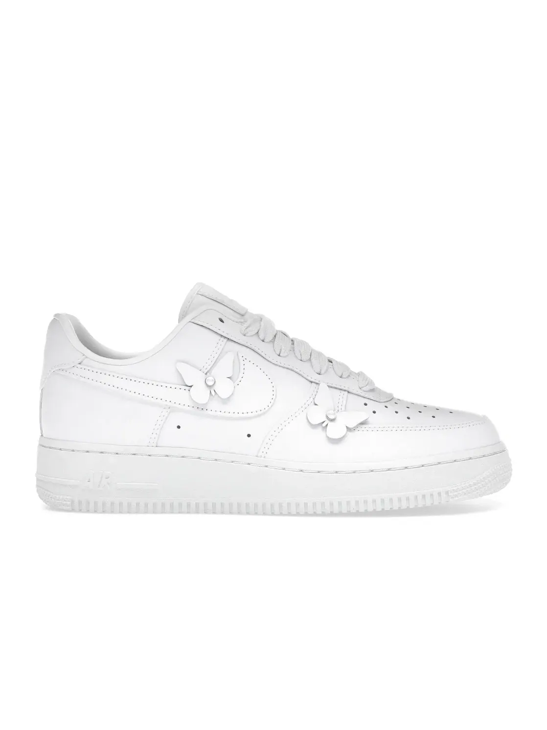 Женские кроссовки с принтом Nike Air Force 1 Low — изображение 1 из 4, белый/белый/черный