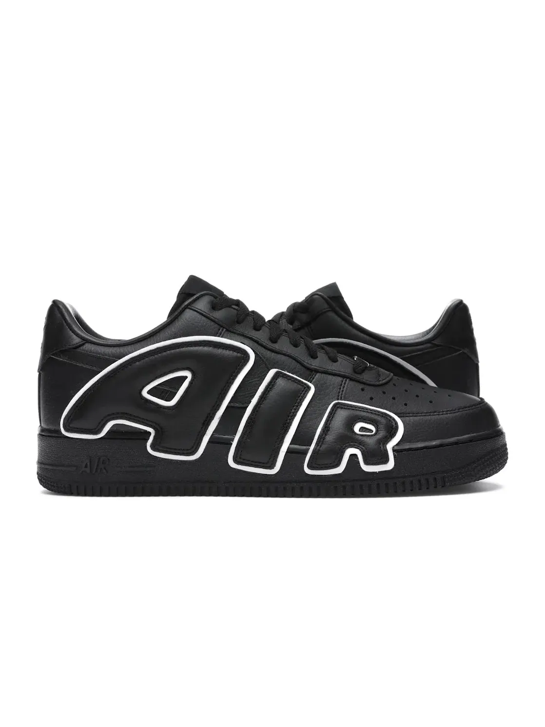 Мужские кроссовки Lifestyle с принтом AIR/FLEA Nike Air Force 1 Low — изображение 1 из 4, черный/черный-белый