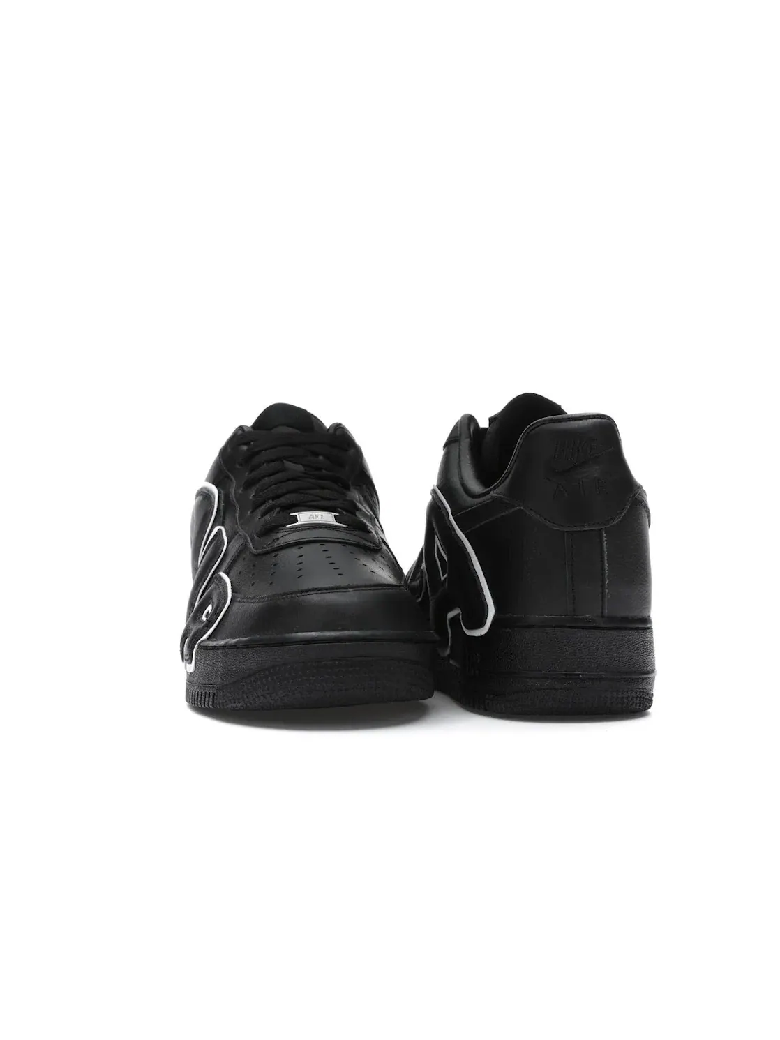 Мужские кроссовки Lifestyle с принтом AIR/FLEA Nike Air Force 1 Low — изображение 2 из 4, черный/черный-белый