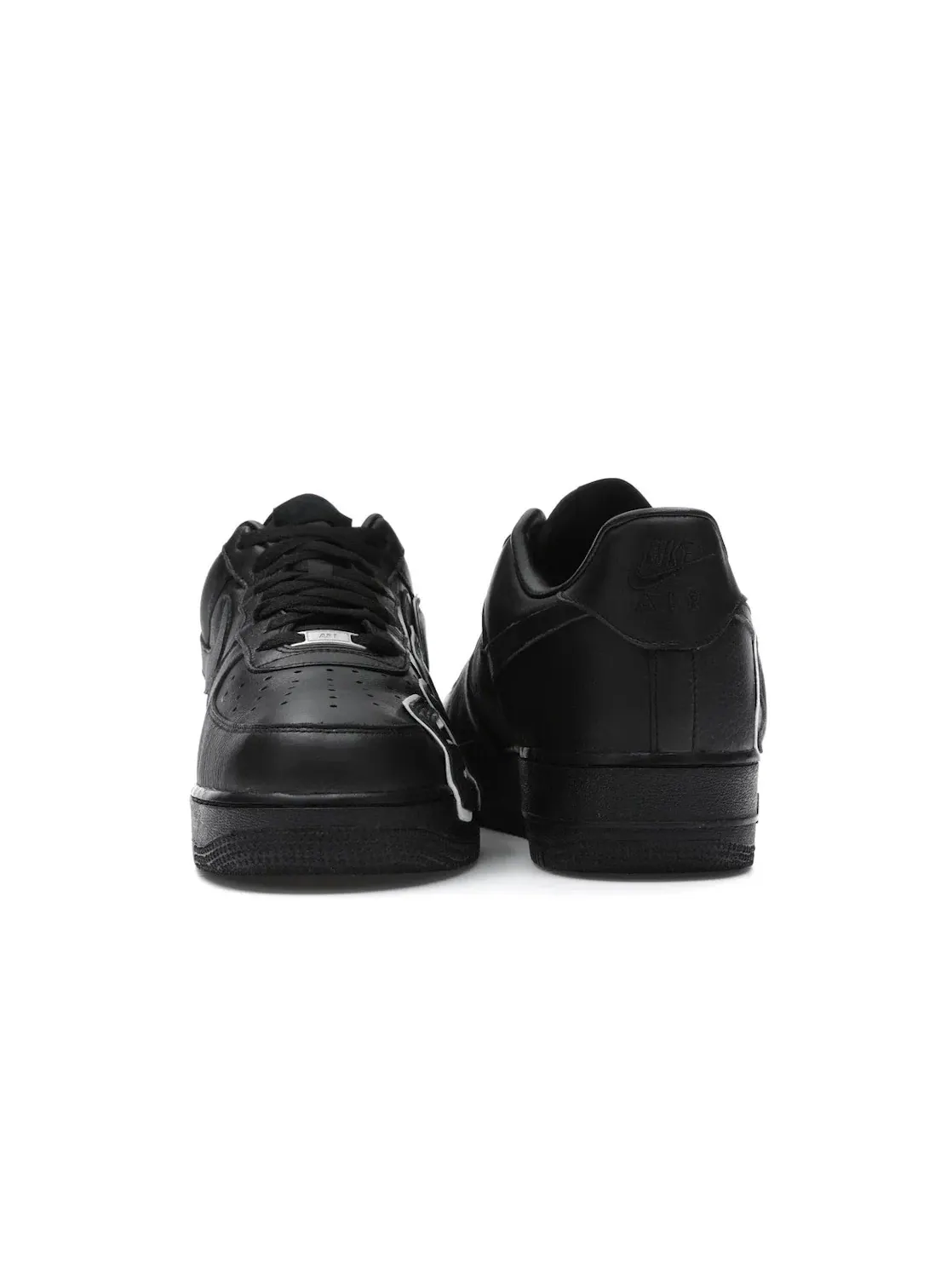 Мужские кроссовки Lifestyle с принтом AIR/FLEA Nike Air Force 1 Low — изображение 4 из 4, черный/черный-белый