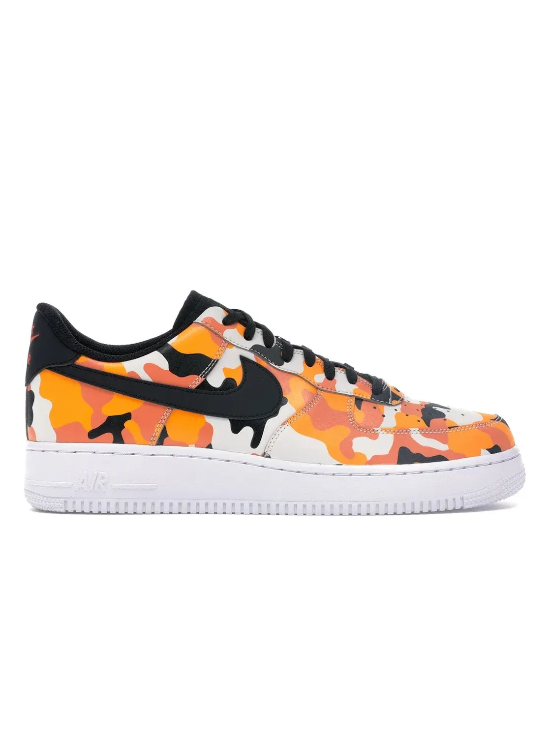 Мужские кроссовки с камуфляжным принтом Nike Air Force 1 Low Nike — изображение 1 из 4, оранжевый/черный